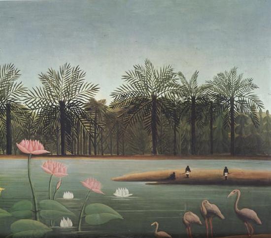 Henri Rousseau The Flamingos China oil painting art